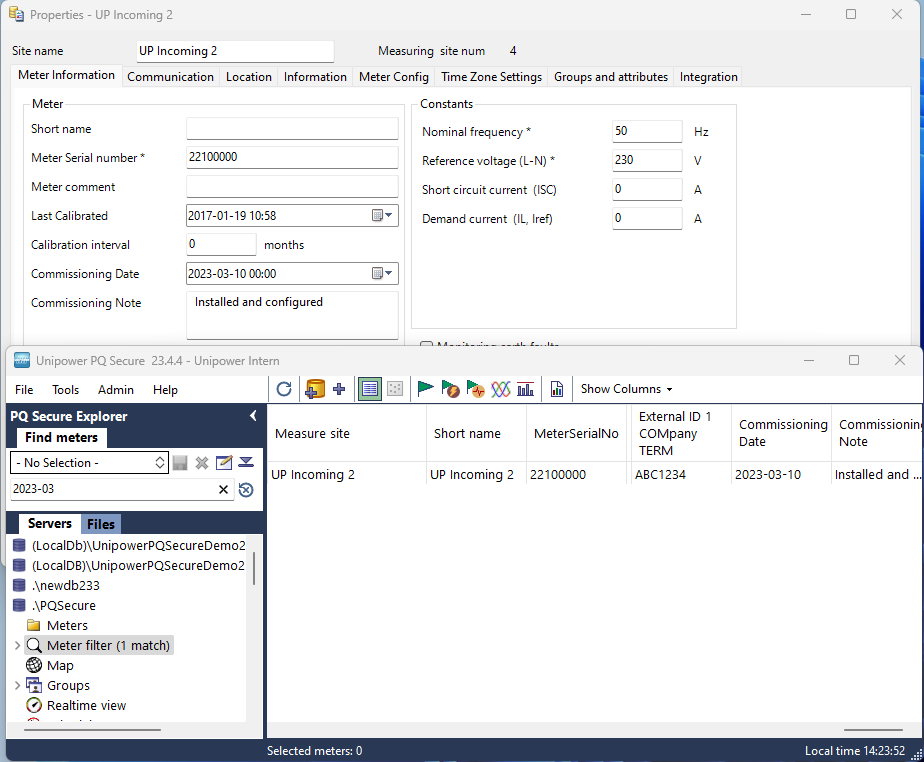 New features for measuring site management